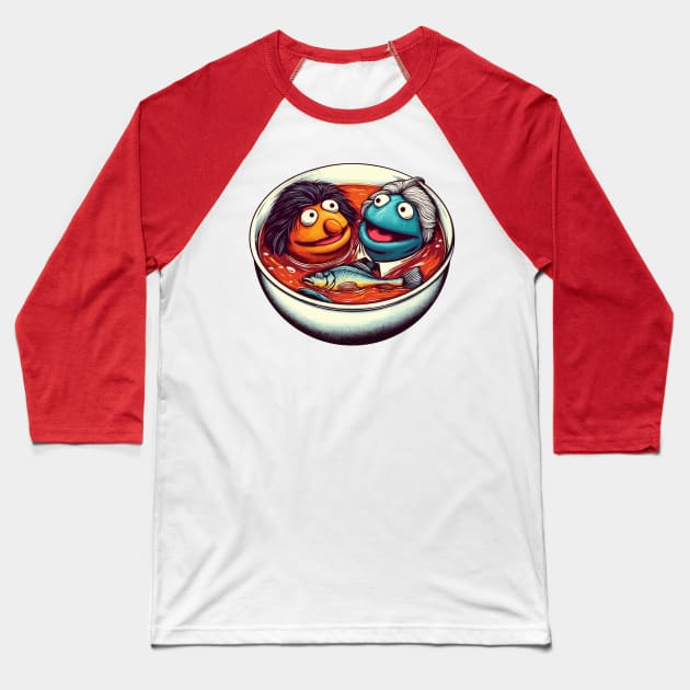 Soup Muppet Baseball T-Shirt by Juancuan